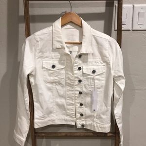 KUT from the Kloth - White Jean jacket NWT